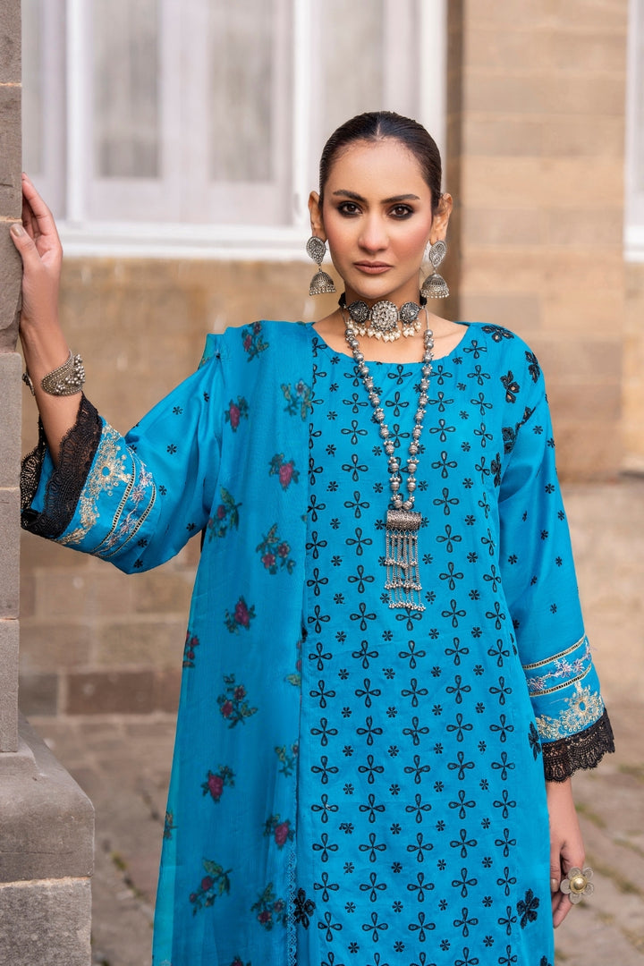 Embroidered Lawn Suit