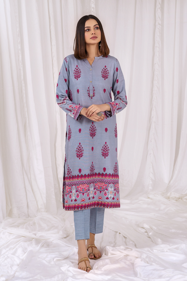 1 PC Unstitched | Printed Khaddar Shirt